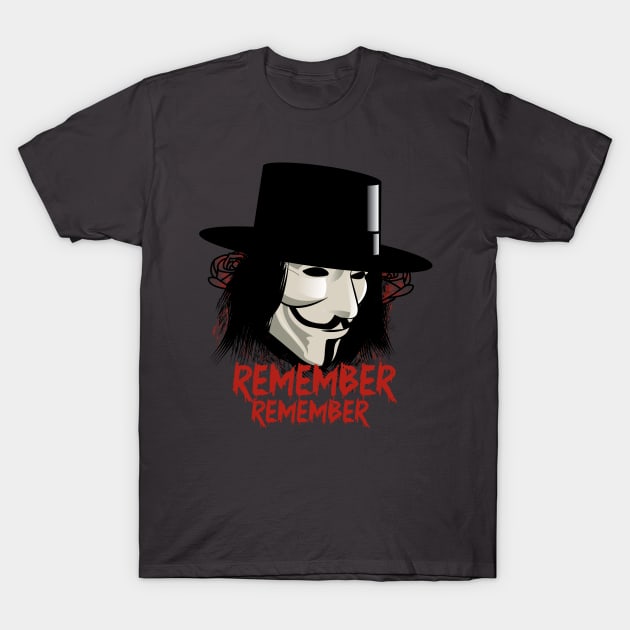 Remember Remember T-Shirt by Piercek25